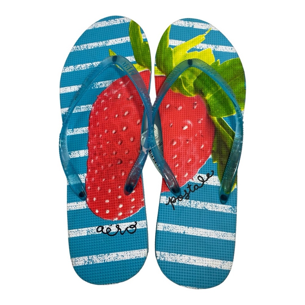 Aeropostale NWT Women's Strawberry Size 10 Flip Flops